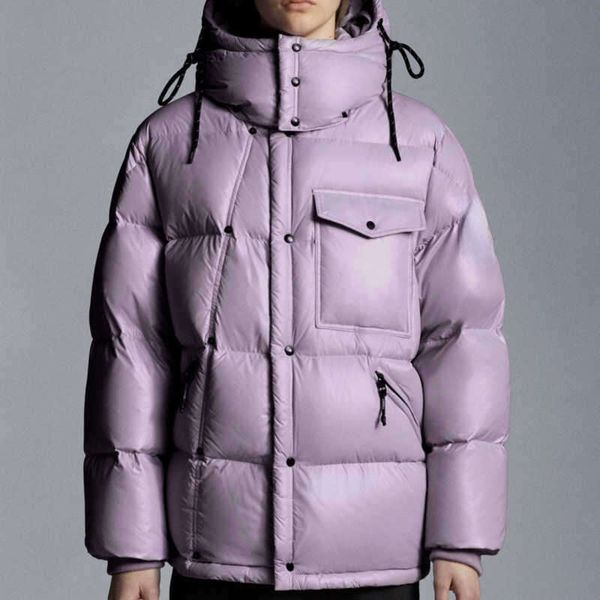 

mens down jacket designer hoodie outdoor sports technology thermal windbreaker man winter hooded jackets women zipper cardigan, Black