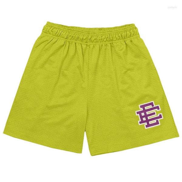 

men's shorts fashion eric emanuel ee basic women's summer casual fitness sweatpants gym workout mesh sports, White;black