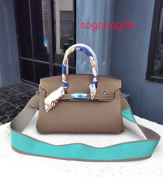 

designer bags herme luxury genuine leather women's single shoulder handbags soft leather 30cm horizontal short bag wide shoulder strap