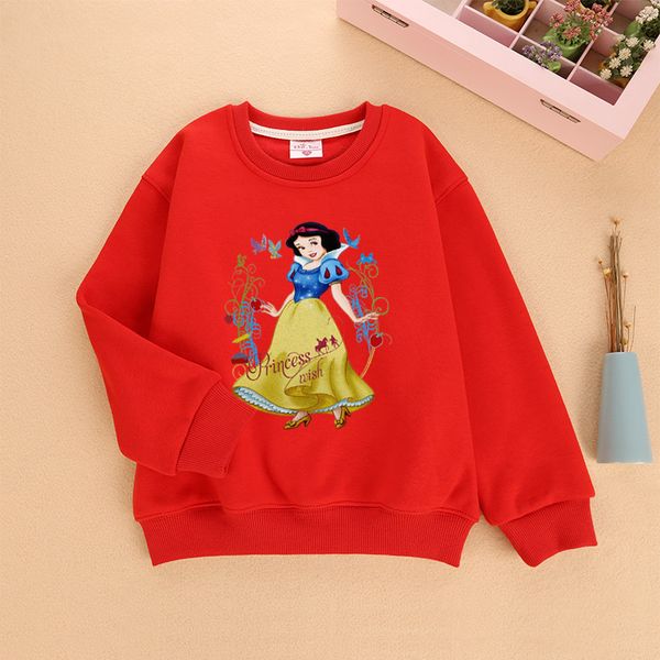 

disney custom pullover girls' plush sweater 22 new winter princess loose pullover children's warm clothes, Blue