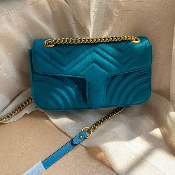 

designer-marmont velvet bags handbag women famous brands shoulder bag designer luxury handbags purses chain fashion crossbody bag classic he