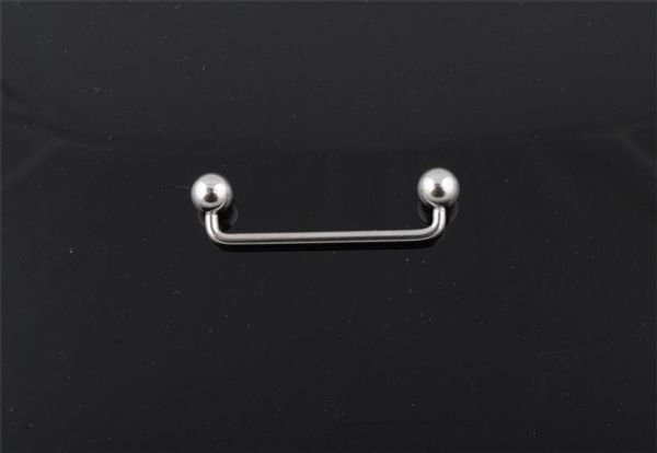 

labret lip piercing jewelry belly chains highly polished g23 body jewelry 16g 90 degree surface barbell mixed sizes piercing 220930, Black