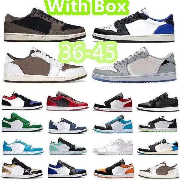 

2022 low 1 basketball shoes cactus mocha 1s sneakers crater black grey bred toe panda starfish fragment team red mens trainers men women