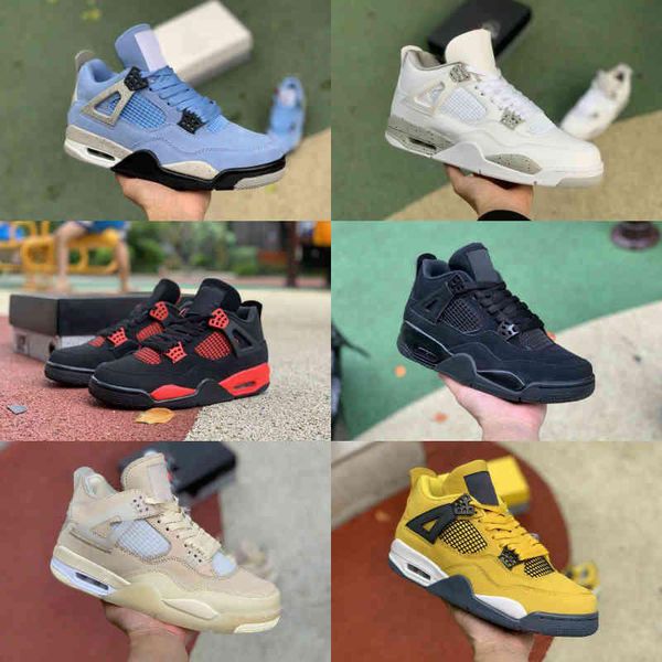 

basketball shoes women sneakers sandals 4 4s trainers sail military black cat university blue thunder fire red blank canvas bred canyon purp