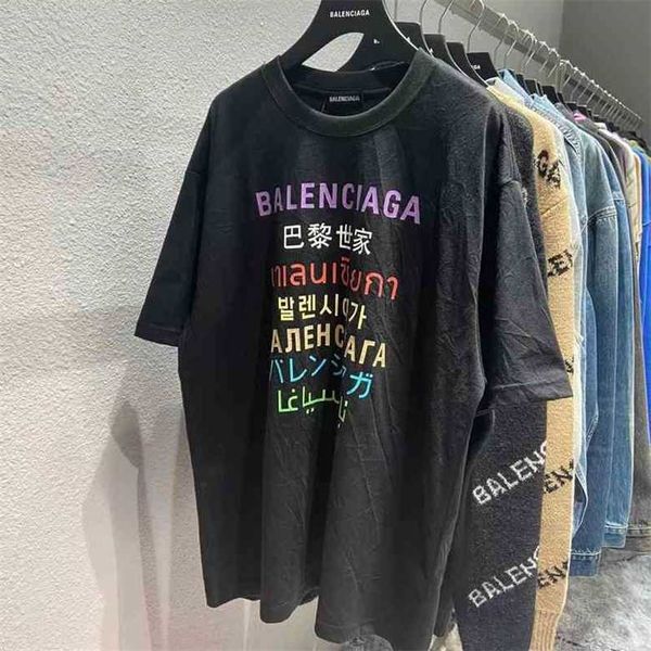 

balencaigass t shirt paris classic pleated unisexp4el, White;black