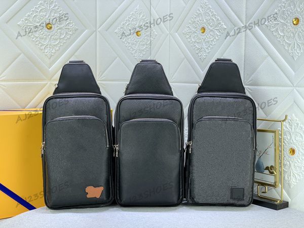 

damier avenue sling bag mens luxurys designers bags for man leather shoulder bags cross body purse wallet men designer handbags chest bag m4