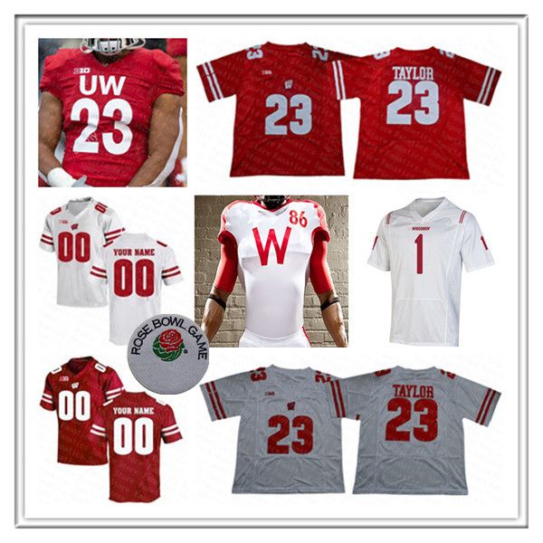 

Ncaa Collge Wisconsin Badgers Football Jersey Tanner Mordecai Braedyn Locke Braelon Allen Chez Mellusi Will Pauling Bryson Green Skyler Bell C.J. Goetz Jake Chaney 4X, Men white