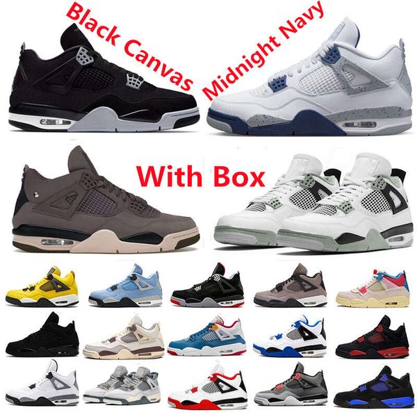 

basketball shoes black military cat infrared fire red thunder white oreo zen master bred lightning sports athletics with box 4 cement