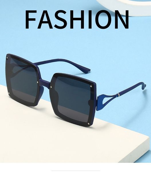 

2022 sunglasses luxury womens mens polarized fashion square frame sun glasses holiday casual eyeglasses oversize frame cool designer, White;black