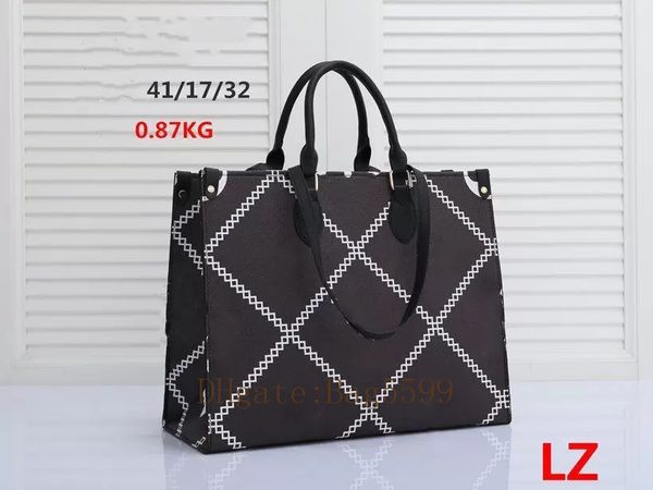 

designer shoulder bags totes onthego shopping bag leather wild at heart leopard-print luxury handbag purse tote crossbody clutch 2size