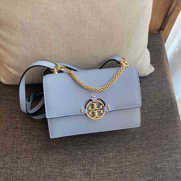

bags luxury torysburchs designer handbag organ bag classic 2022 women's lychee grain cowhide shoulder chain oblique span small