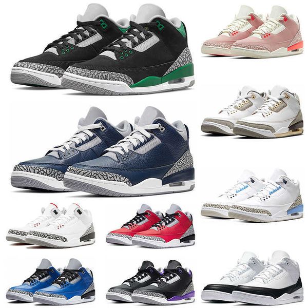 

basketball shoes trainers sports sneakers pine green midnight navy black cement laser ge rust pink fire red 3 3s a ma maniere