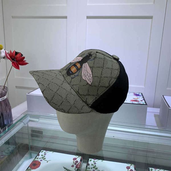 

620s 22ss fashion ball cap men's designer tiger bee snake flower baseball cap luxury capgood, Blue;gray