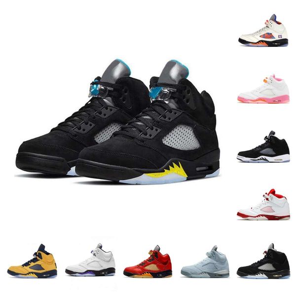 

mens 5 5s dark concord basketball shoes sail white oreo racer blue raging bull fire red green bean black metallic alternate grape white