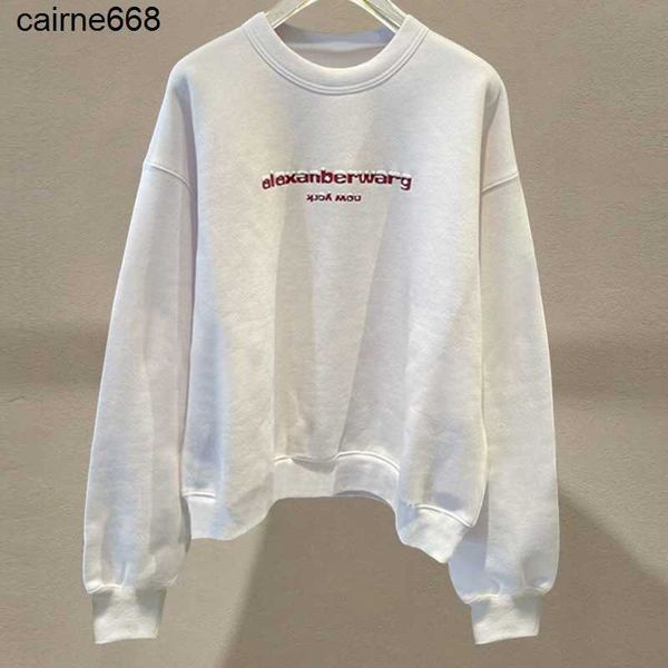 

dsigner new women's hoodies sweatshirts aw winter men's women's casual loose lettering printing plush white pullover fash, Black