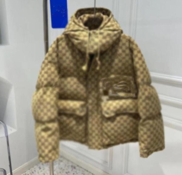 

men's down jackets winter the new brand face parkas couple cotton coats supre casual women down puffer dress jacket, Black