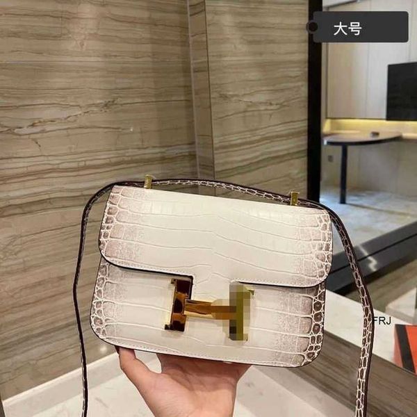 

designer constances bags herme tote new hbutton stewardess fashion kangkang bag small ck womens bean curd single shoulder frj