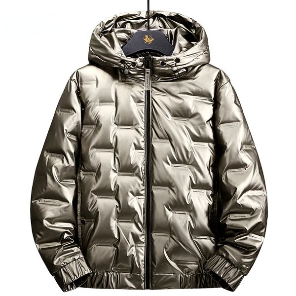 

winter men hooded parkas thick fleece 80% white duck down jackets male new outwear windproof hat parkas coats waterproof, Black;brown