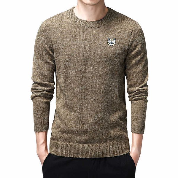 

men's sweaters brand sweater men cotton knitwear pullover men clothes fashion casual o-neck pull homme grey pullovers oversize embroide, White;black