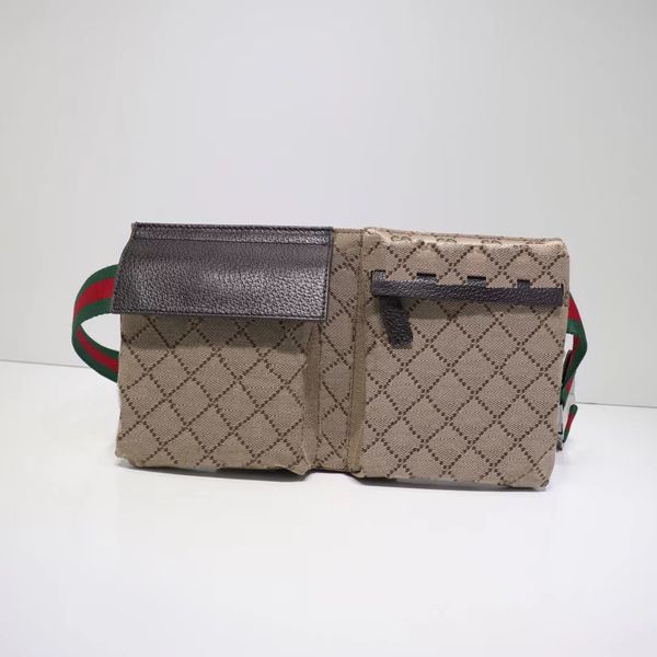 

classic series double printing red and green canvas woman shell bag shoulder messenger female bag multi pochette