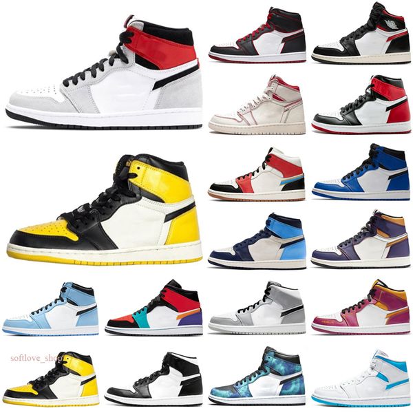 

mens 1 high og 1s basketball shoes university blue patent bred heritage brotherhood georgetown dark mocha black white shattered backboard me, White;red