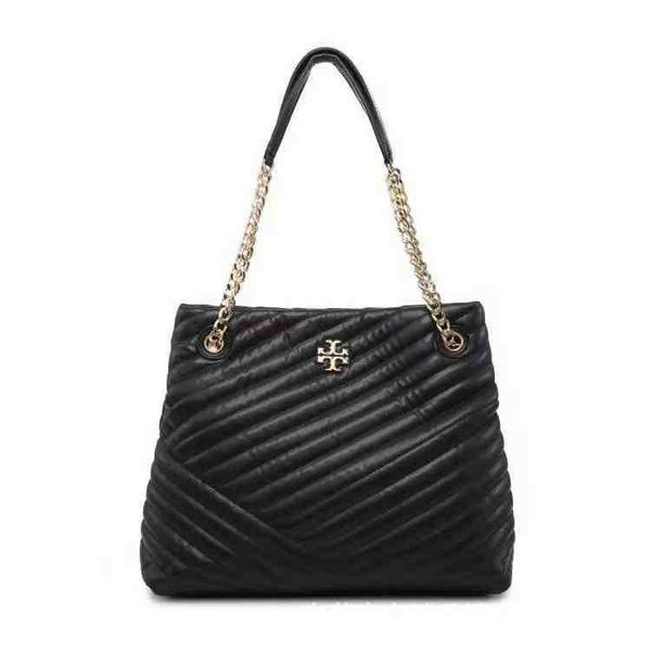 

bags luxury torysburchs designer handbag tote color simple bag solid stripe women's shoulder large capacity multi compartment shopping
