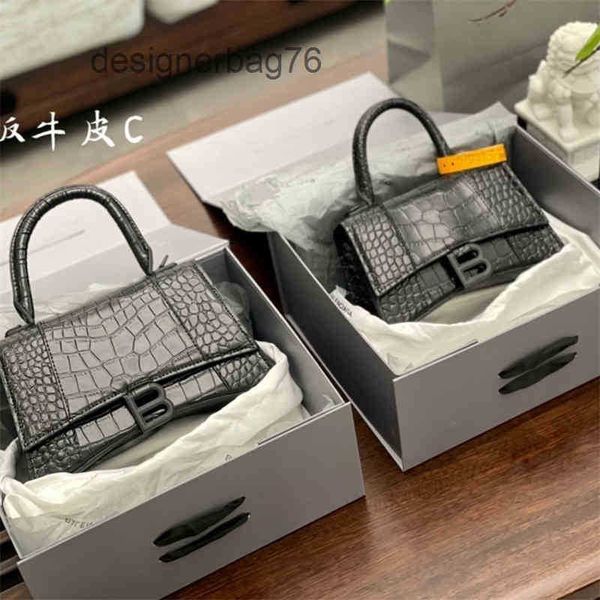 

balencalgass luxuryss designer women luxurys fashion handbags hourglass bags high version b family female leather crocodile 2022 fashion one