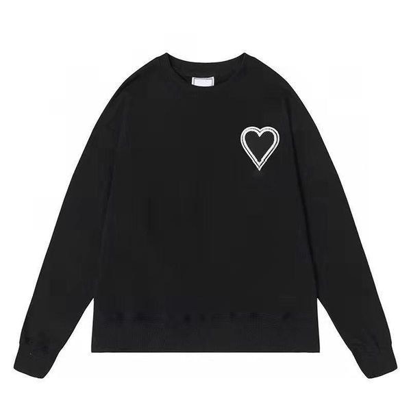 

mens hoodie designer hoodie men women embroidered men's sweater letter pullover long sleeve top, Black