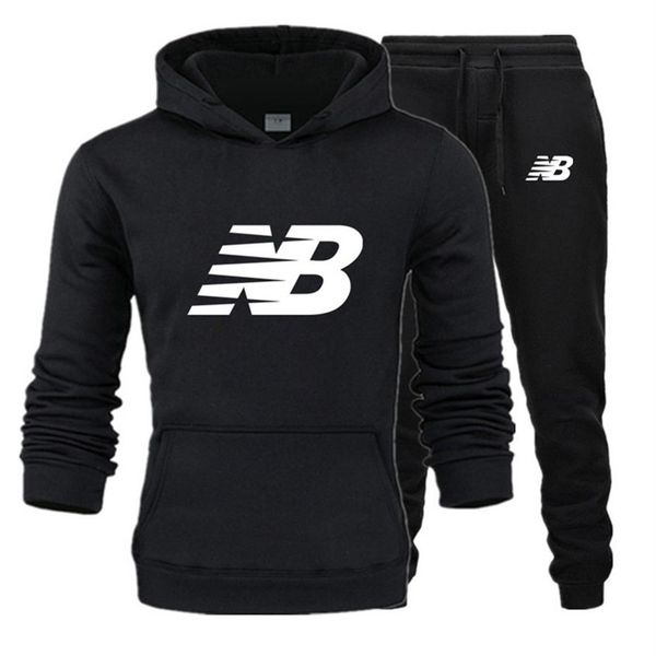 

brand casual sportswear men's hooded sweatshirt suit spring and autumn men's sportswear 2021 men's hoodie pants 2289w, Gray