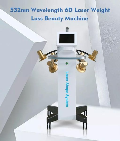 

sales products 2022 weight loss body slimming 6d 532nm laser machine