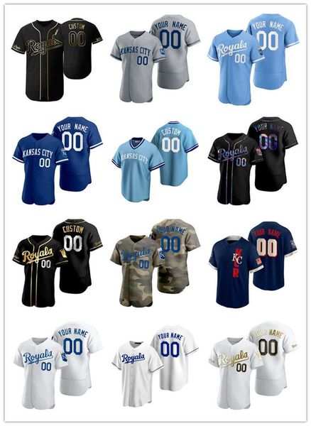 

baseball jersey s-3xl custom kansas city''royals''men women youth 2022 alternate city connect, Blue;black