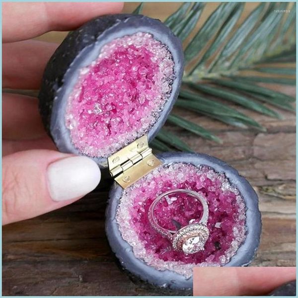 

jewelry pouches bags jewelry pouches creativity ring box case organizer holder for proposal engagement wedding ceremony drop deliver dhtwn, Pink;blue