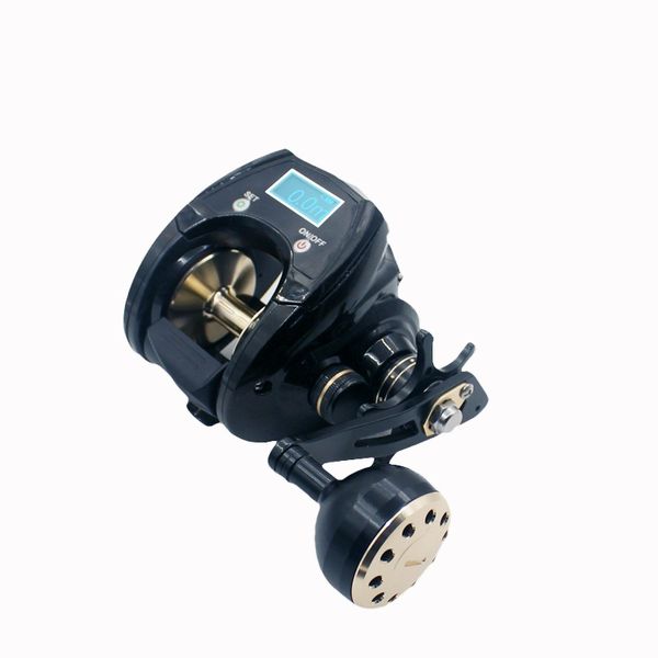 

new style digital count baitcasting reels m3000 deep line cup 18kg braking force sea fishing iron reels