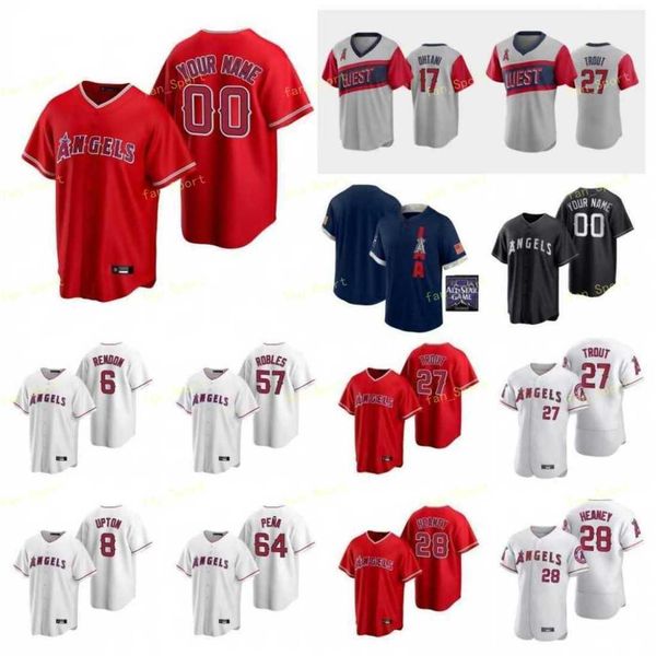 

college wear 2021 little league classic 59 jack mayfield baseball jersey 17 shohei ohtani 65 jose quijada 62 jose quintana 6 anthony rendon, Black