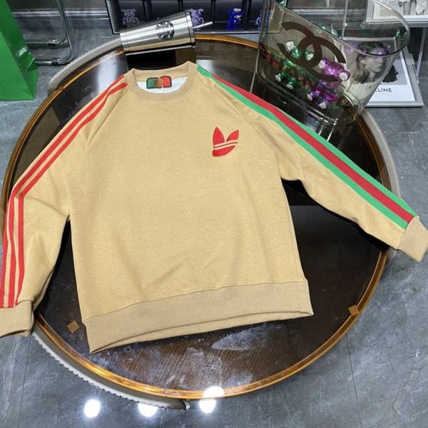 

designer sweater mens hoodie neck sweatshirt letter embroidery color-block cotton sweaters men women casual pullover coat 4xl 5xl, Black