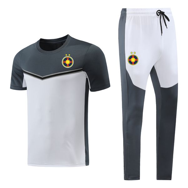 

2022 2023 fcsb soccer short sleeve running sets sweatshirt tracksuit set mens sports training suits sportswear suit men football jerseys pan, Black;blue