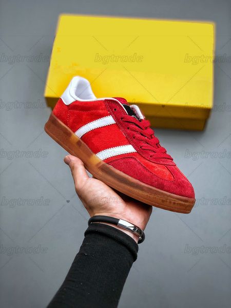

designer cool x gazelle esquisite shoe mens womens low-cut stripes patchwork collaboration letters outdoor sports womens shoes coach running