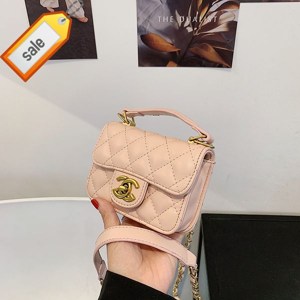 

design fashion handbag shoulder factory online export new mini rhombic lattice embroidered thread portable small chain strip shoulder msenge