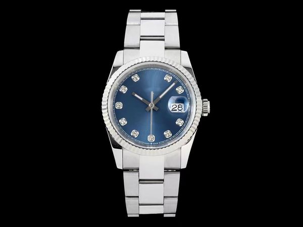 

diw monte de luxe 36mm men watches 3235automatic mechanical movement watches 904l fine steel case clasp diamond watch /2007, Slivery;brown