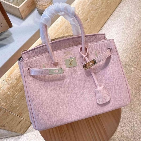 

platinum bags herme designer birkins deigner bag women large luxury leather pure cow hand capacity litchi pattern 25 "30" fahion