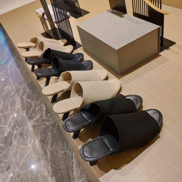 

2022 leather sandals dress shoes strap spool heels sky-high heel for women summer luxury designers party sie35-41 gpf220730, Black