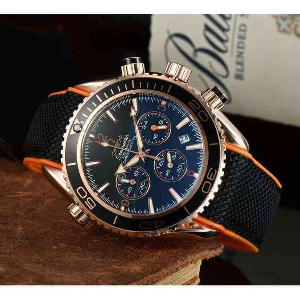 

luxury fashion watches for mens mechanical wristwatches men's ome seahorse series latest style boutique imported high-qualitydesigner, Slivery;brown