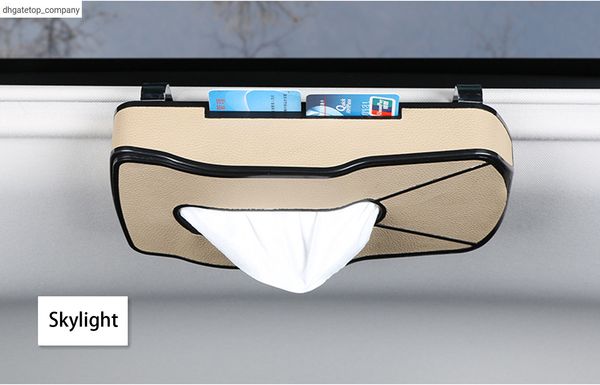 

new 1 pcs car model tissue box holder leather drawer storage box creativity paper tissue boxes cover storage card car acessories