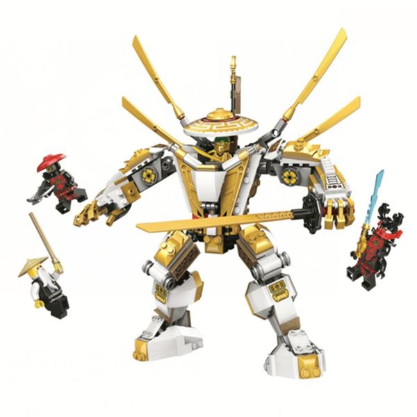 

517pcs ninjagos dragon chariot mech kai jay cole zane lloyd building blocks bricks gift toys for children306f