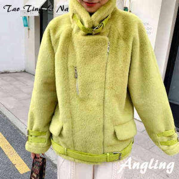 

brand new style 2020 high-end fashion women faux fur coat c47 t220810, Black