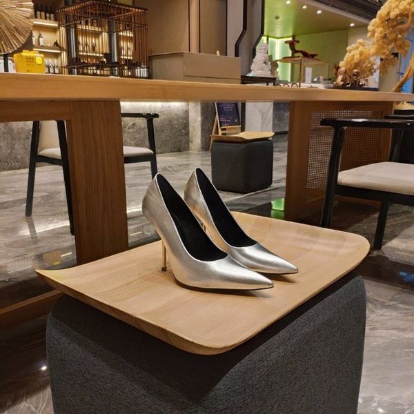 

2022 designer high heels womens shoes pointed buckle sandals summer shoes fashion increased leather production is worth owning size35-41 gpf, Black