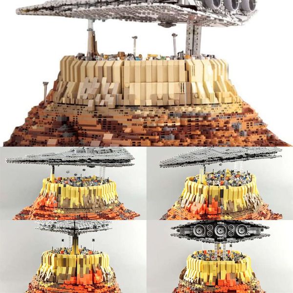 

over in stock empire 90007 5098pcs series the jedha city model building blocks bricks kids toys christmas gift2021229j