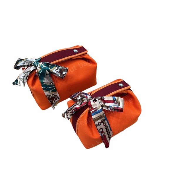 

luxury designer clutch bags fashion girl 2 style canvas toiletry bag with box