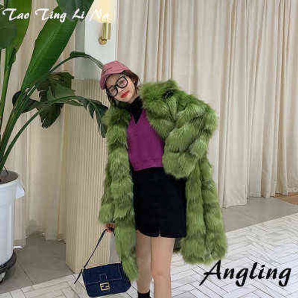 

brand new style 2020 high-end fashion women faux fur coat c22 t220810, Black