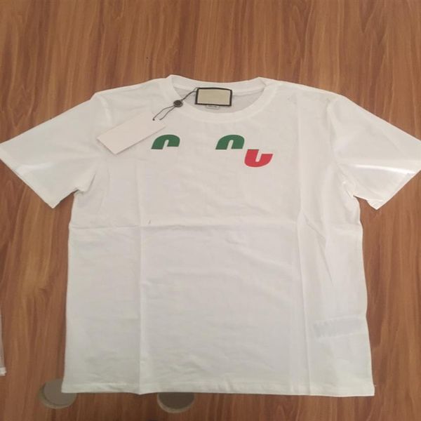 

19ss flash summer t shirt stylist men tee made in italy fashion short sleeved letters printed t-shirt women clothing s-2xl326u, White;black